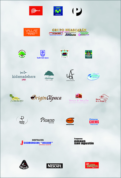 Auspiciadores de Las malas intenciones: PromPerú, Movistar, Plus TV, Vallas GPO, Grupo Huascarán, Country Club El Bosque, Yacht Club Ancón, Dulcefina, Municipalidad de Chaclacayo, Municipalidad de Ancón, Kidsmadehere, Guarango Cine y Video, Juanfran Osores Joyas, Lavandería Quality, Vivero Chaclacayo, Origin Alpaca, Rosas y Detalles, Hogar de la Madre, Personal Training, Picasso Salón y Spa, Chema, Pinturas Chems, Disfraces Comercial Julissa, Traperos de Emaus, Boz, Nescafé, Chocolate Triángulo, IEMPSA